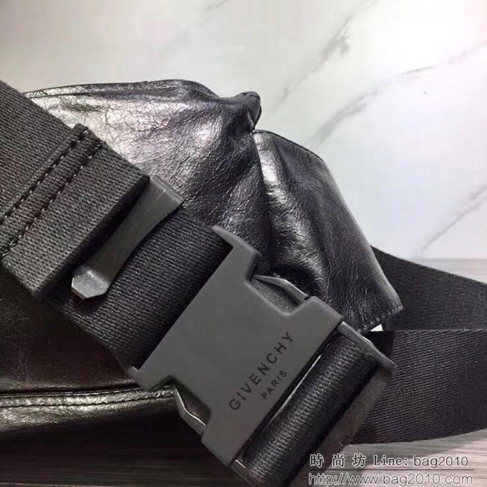 GlVENCHY紀梵希 新款雙拉鏈 全皮 斜挎胸包 單肩包  tsg1247